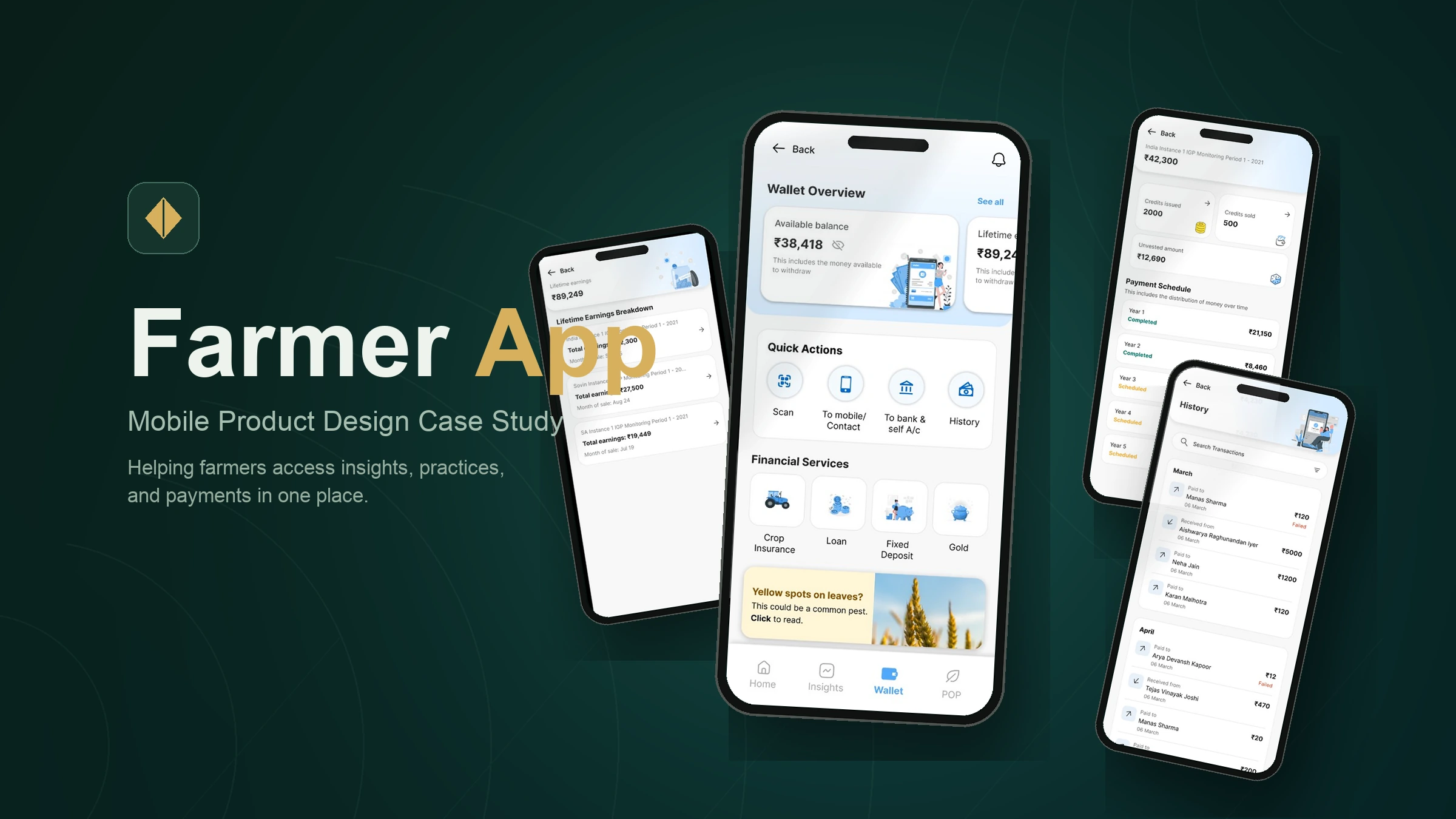Farmer App mobile product design case study