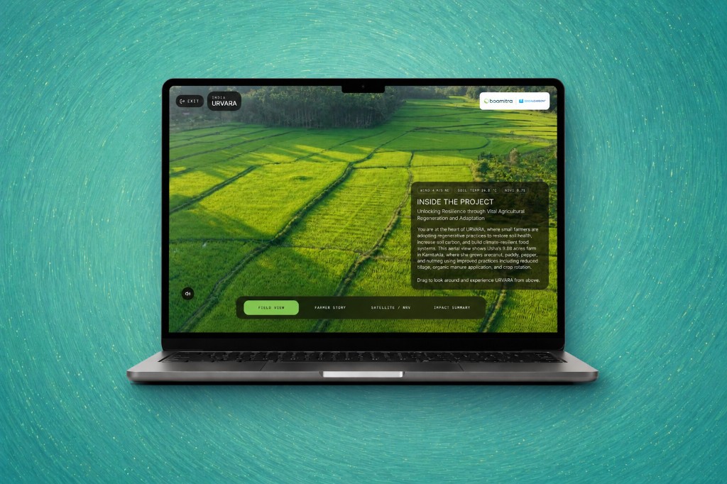 Carbon Project Virtual Tour flat illustration cover